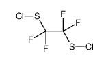 (2-chlorosulfanyl-1,1,2,2-tetrafluoroethyl) thiohypochlorite Structure