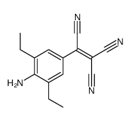 2-(4-Amino-3,5-diethylphenyl)-1,1,2-ethenetricarbonitrile Structure