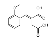 2-[(2-methoxyphenyl)methylidene]butanedioic acid结构式