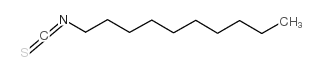 1-异硫代氰酸癸酯结构式
