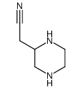 2-piperazin-2-ylacetonitrile Structure