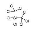 dichlorobis(trichloromethyl)silane结构式