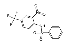 4-phenylsulfonylamino-3-nitrobenzotrifluoride Structure