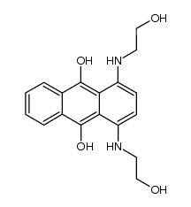 1,4-bis-[2-Hydroxy-aethylamino]-anthrahydrochinon Structure