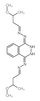 Butyraldehyde,3-methoxy-, 1,4-phthalazinediyldihydrazone (8CI) Structure
