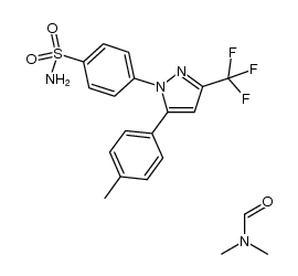 celecoxib DMF solvate Structure