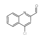 4-氯喹啉-2-甲醛结构式