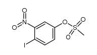 4-iodo-3-nitrophenyl methanesulfonate Structure