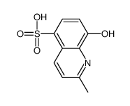 8-hydroxy-2-methylquinoline-5-sulfonic acid Structure