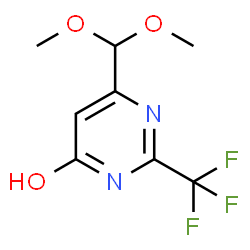 6-(DIMETHOXYMETHYL)-2-(TRIFLUOROMETHYL)PYRIMIDIN-4-OL picture