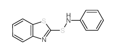 Benzenamine,N-(2-benzothiazolylthio)- structure