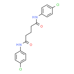 N,N'-Bis(4-chlorophenyl)pentanediamide Structure