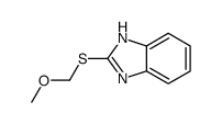 (9ci)-2-[(甲氧基甲基)硫代]-1H-苯并咪唑结构式