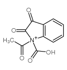 N-acetylisatic acid Structure