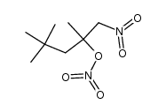 4,4-dimethyl-2-nitromethyl-pent-2-yl nitrate结构式