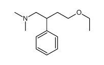β-(2-Ethoxyethyl)-N,N-dimethylbenzeneethanamine Structure