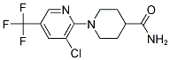 1-[3-CHLORO-5-(TRIFLUOROMETHYL)PYRIDIN-2-YL]PIPERIDINE-4-CARBOXAMIDE structure