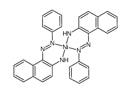 (1-phenylazo-2-naphthylaminato)nickel(II) Structure