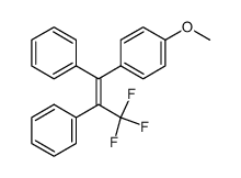(Z)-1-(4-methoxyphenyl)-1,2-diphenyl-3,3,3-trifluoropropene Structure