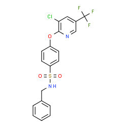 N-BENZYL-4-([3-CHLORO-5-(TRIFLUOROMETHYL)-2-PYRIDINYL]OXY)BENZENESULFONAMIDE picture