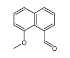8-Methoxynaphthalene-1-carboxaldehyde结构式