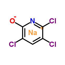 Sodium 3,5,6-trichloro-2-pyridinolate Structure