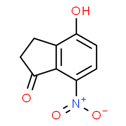 1H-Inden-1-one,2,3-dihydro-4-hydroxy-7-nitro-(9CI) picture