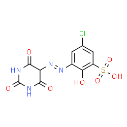 5-Chloro-3-[(hexahydro-2,4,6-trioxopyrimidin-5-yl)azo]-2-hydroxybenzenesulfonic acid picture