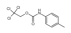 2,2,2-trichloroethyl N-p-tolylcarbamate Structure