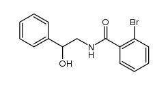 2-bromo-N-(2-hydroxy-2-phenylethyl)-benzamide结构式