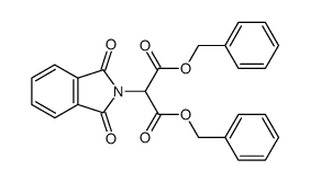 (1,3-Dihydro-1,3-dioxo-2H-isoindol-2-yl)malonic acid dibenzyl ester Structure
