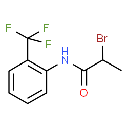 2-Bromo-N-[2-(trifluoromethyl)phenyl]propanamide structure