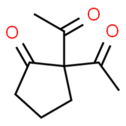 Cyclopentanone, 2,2-diacetyl- (9CI) structure