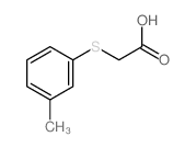 Acetic acid, (m-tolylthio)- (8CI)结构式