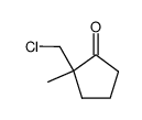 chloromethyl-2 methyl-2 cyclopentanone Structure