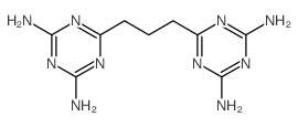 1,3,5-Triazine-2,4-diamine,6,6'-(1,3-propanediyl)bis- structure