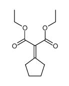 PROPANEDIOIC ACID, 2-CYCLOPENTYLIDENE-, 1,3-DIETHYL ESTER结构式