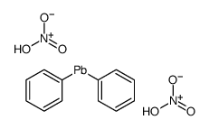 [nitrooxy(diphenyl)plumbyl] nitrate Structure