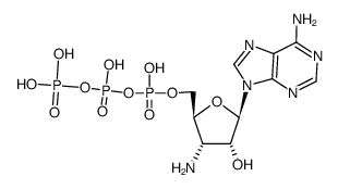 3'-Deoxy-3'-amino-ATP结构式