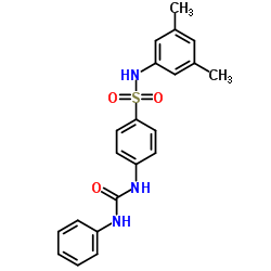 N-(3,5-Dimethylphenyl)-4-[(phenylcarbamoyl)amino]benzenesulfonamide结构式