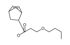 2-butoxyethyl bicyclo[2.2.1]hept-2-ene-5-carboxylate结构式