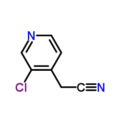 2-(3-氯吡啶-4-基)乙腈结构式