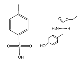 L-tyrosine ethyl ester p-toluenesulfonate Structure