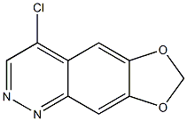 4-chloro-[1,3]dioxolo[4,5-g]cinnoline Structure