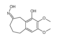 (6Z)-6-hydroxyimino-2,3-dimethoxy-5,7,8,9-tetrahydrobenzo[7]annulen-4-ol结构式