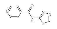 4-Pyridinecarboxamide, N-1,3,4-thiadiazol-2-yl-结构式
