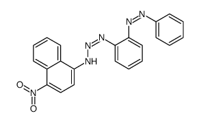 N-[(4-nitronaphthalen-1-yl)diazenyl]-2-phenyldiazenylaniline Structure