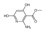 methyl 2-amino-4,6-dihydroxynicotinate structure