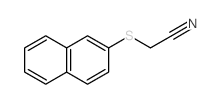 Acetonitrile,2-(2-naphthalenylthio)- structure