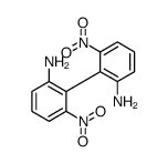 6,6'-Dinitrobiphenyl-2,2'-diamine结构式